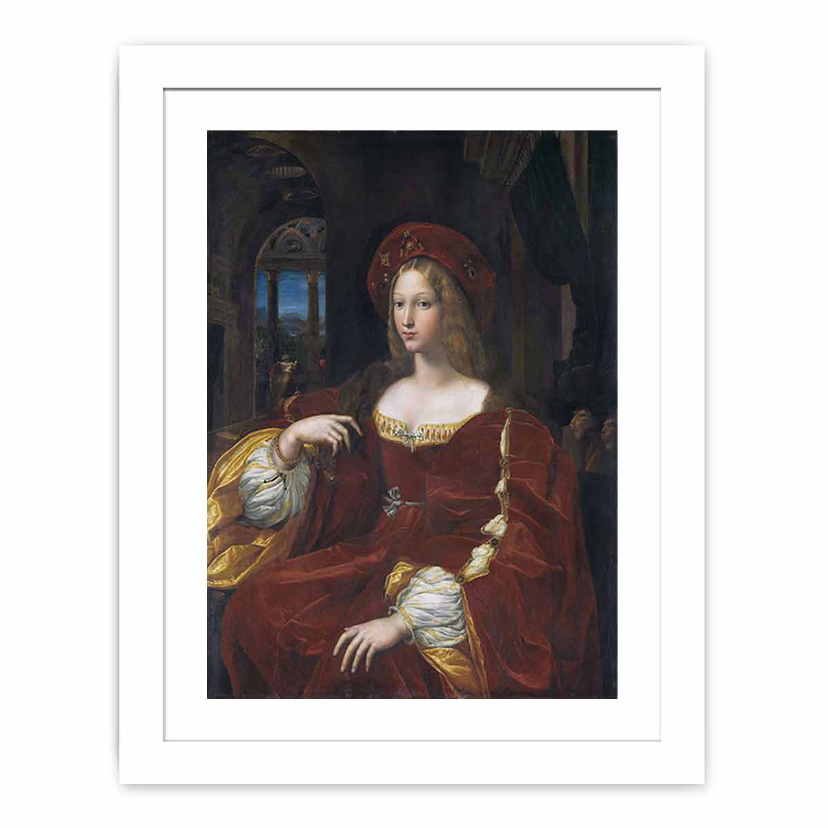 Portrait de Jeanne d'Aragon By Raphael