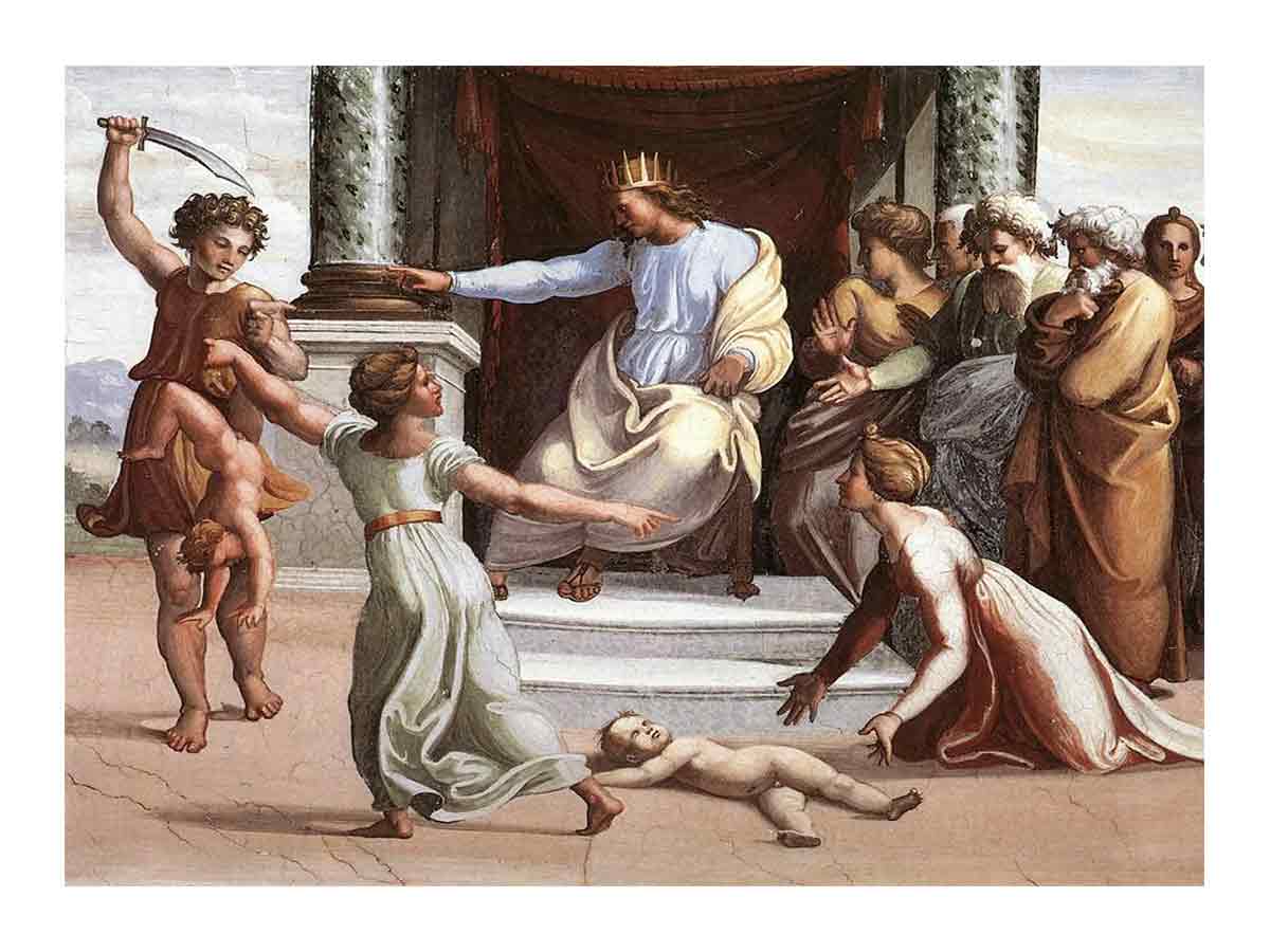 The Judgment of Solomon By Raphael