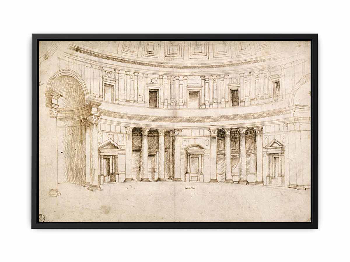 Interior of the Pantheon By Raphael