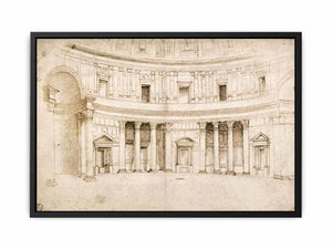 Interior of the Pantheon By Raphael