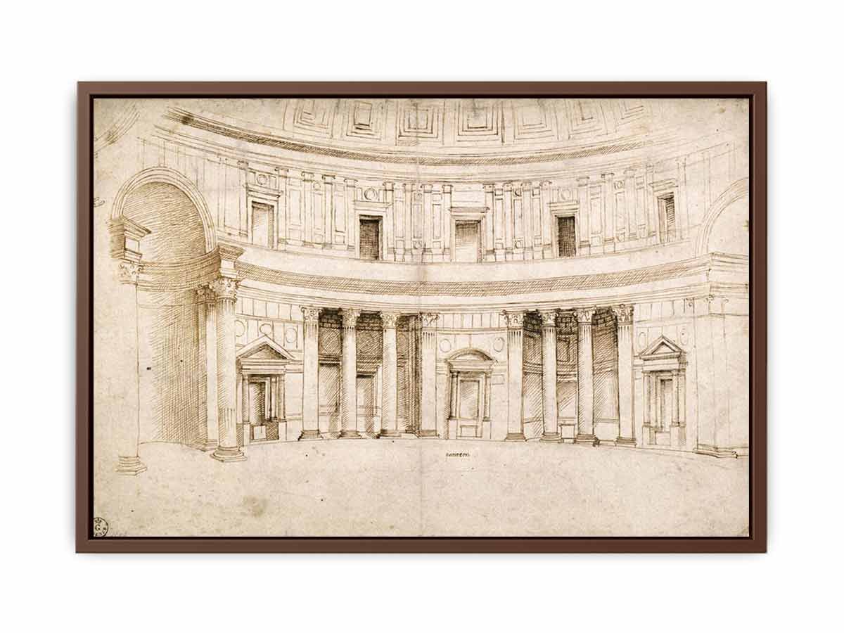 Interior of the Pantheon By Raphael