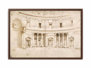 Interior of the Pantheon By Raphael