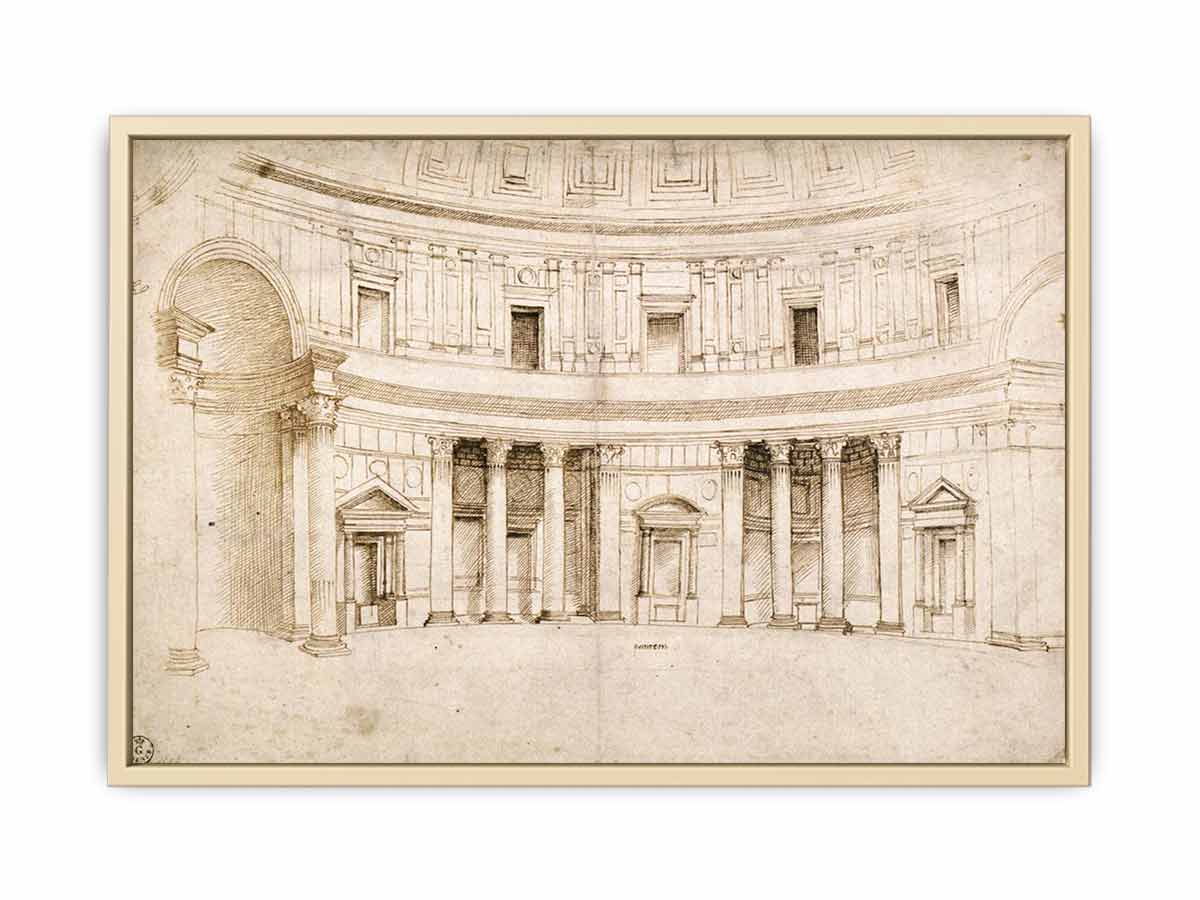Interior of the Pantheon By Raphael