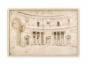Interior of the Pantheon By Raphael