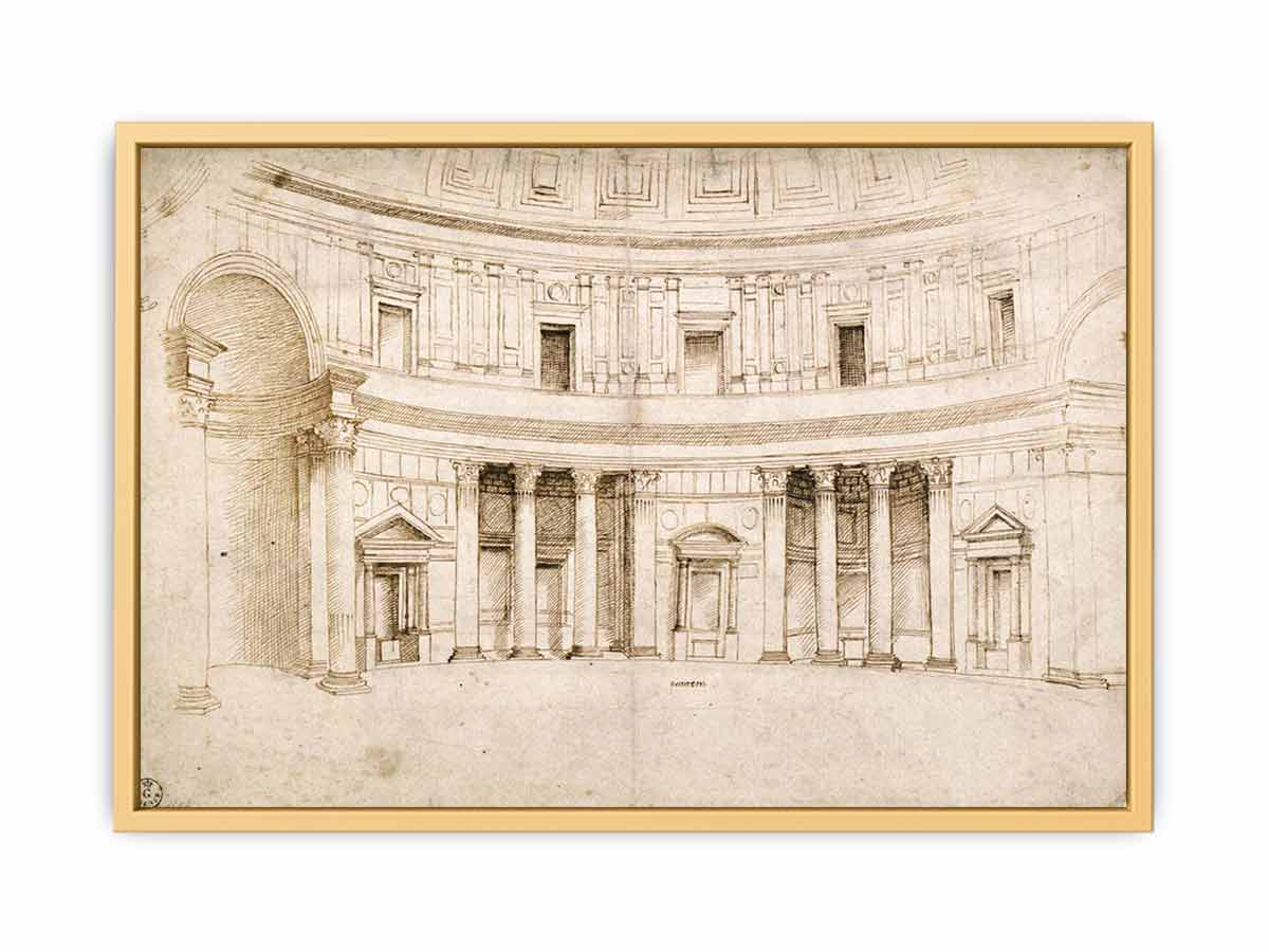 Interior of the Pantheon By Raphael