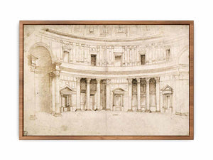 Interior of the Pantheon By Raphael