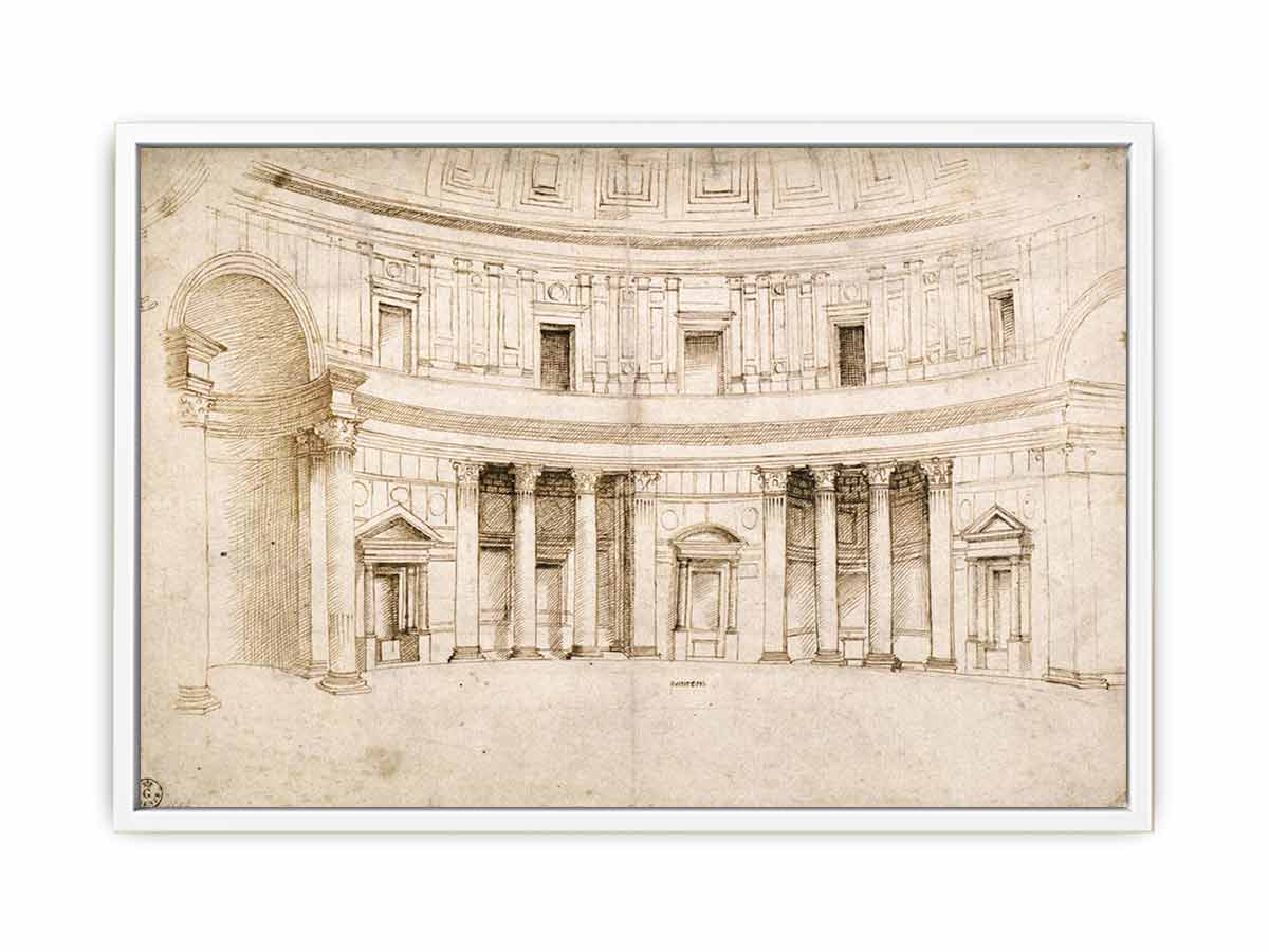 Interior of the Pantheon By Raphael