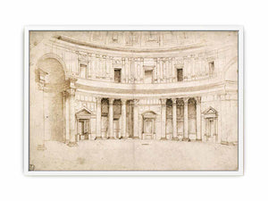Interior of the Pantheon By Raphael