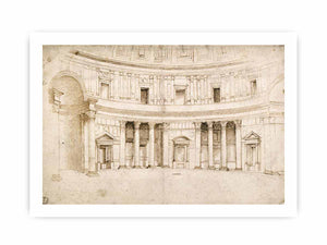 Interior of the Pantheon By Raphael