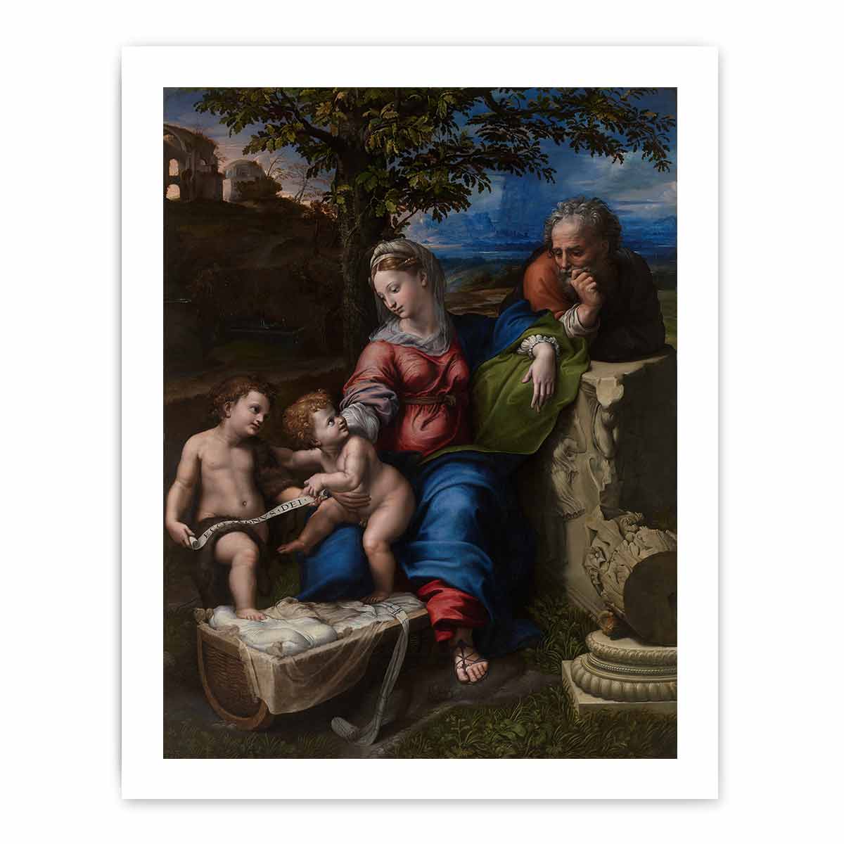Holy Family below the Oak By Raphael
