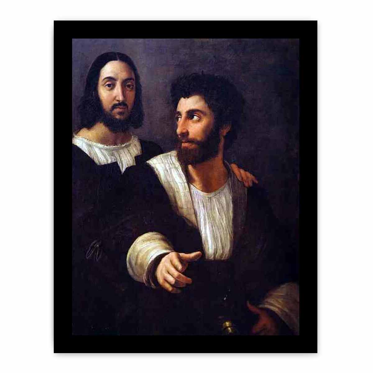 Self-Portrait with a Friend By Raphael