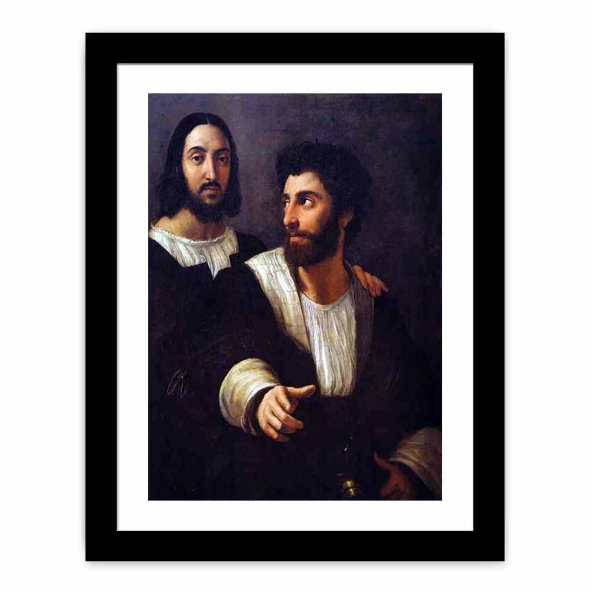 Self-Portrait with a Friend By Raphael
