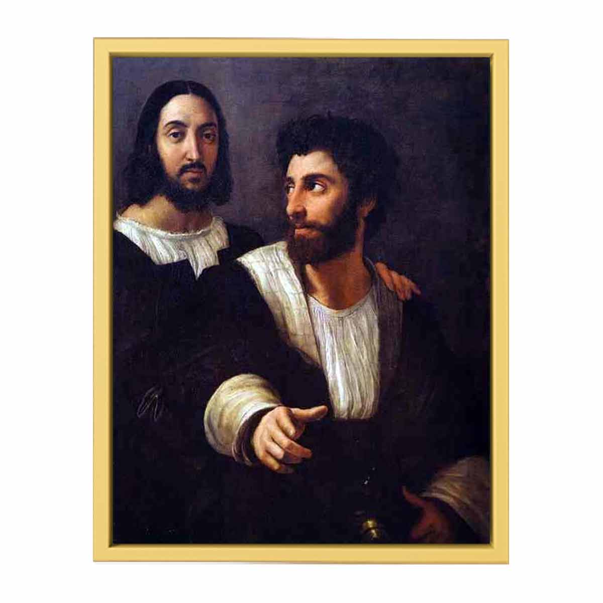Self-Portrait with a Friend By Raphael