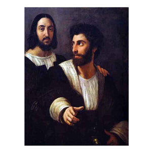 Self-Portrait with a Friend By Raphael
