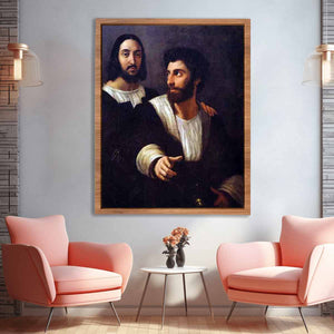 Self-Portrait with a Friend By Raphael