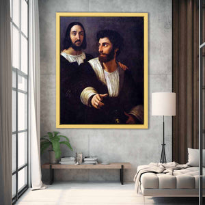 Self-Portrait with a Friend By Raphael