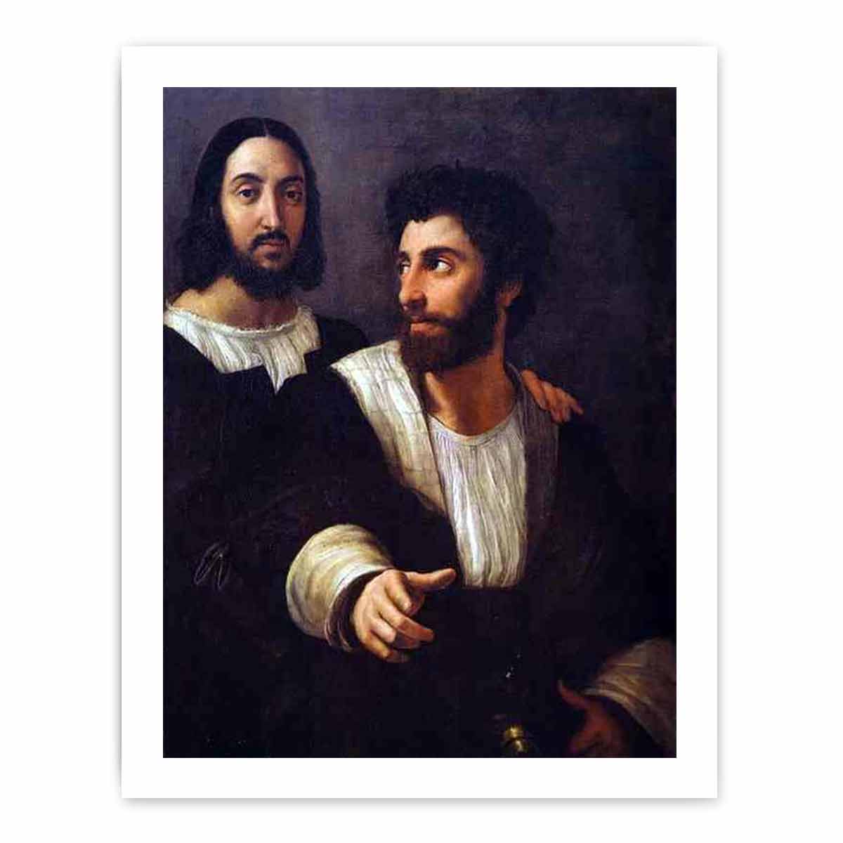 Self-Portrait with a Friend By Raphael