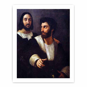 Self-Portrait with a Friend By Raphael