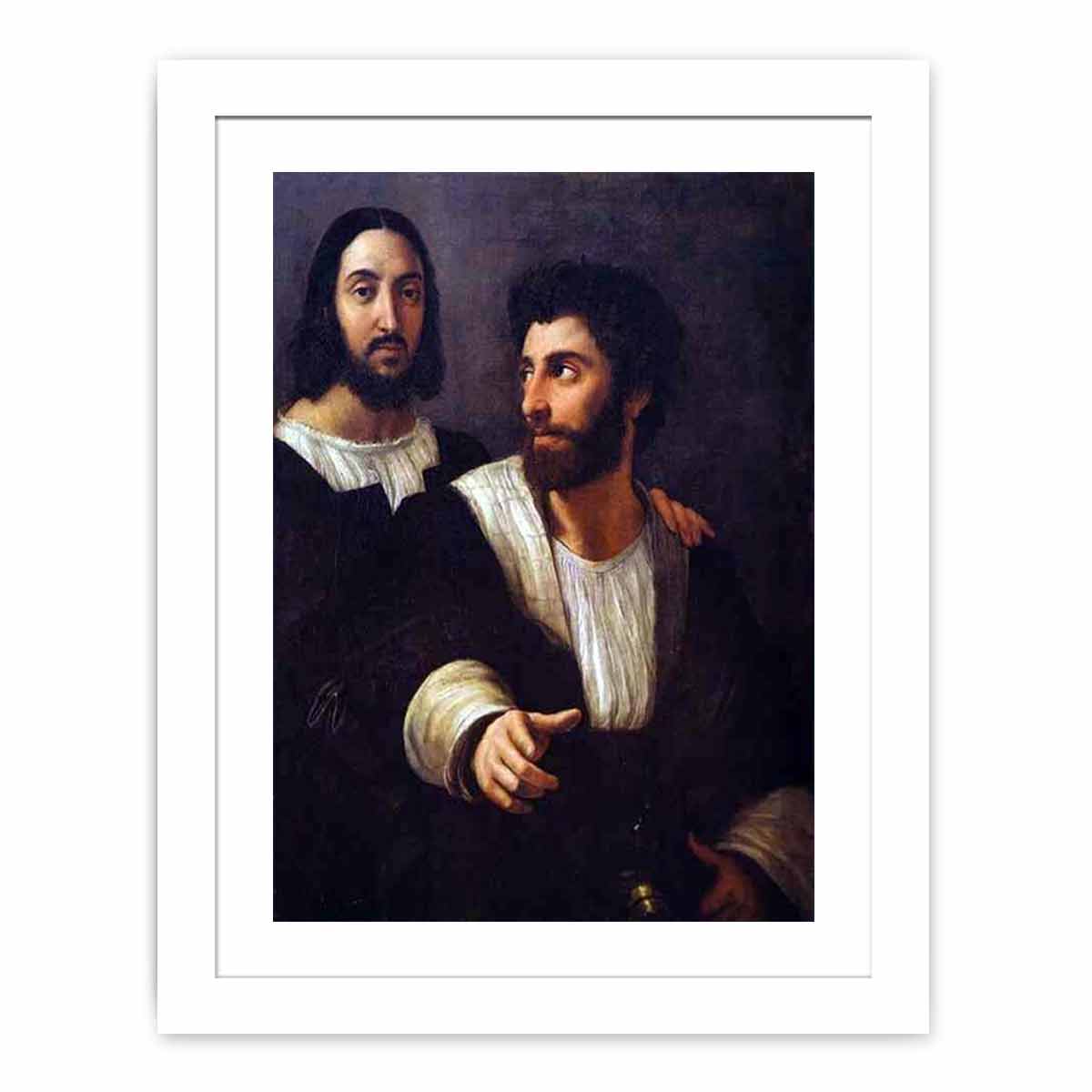 Self-Portrait with a Friend By Raphael