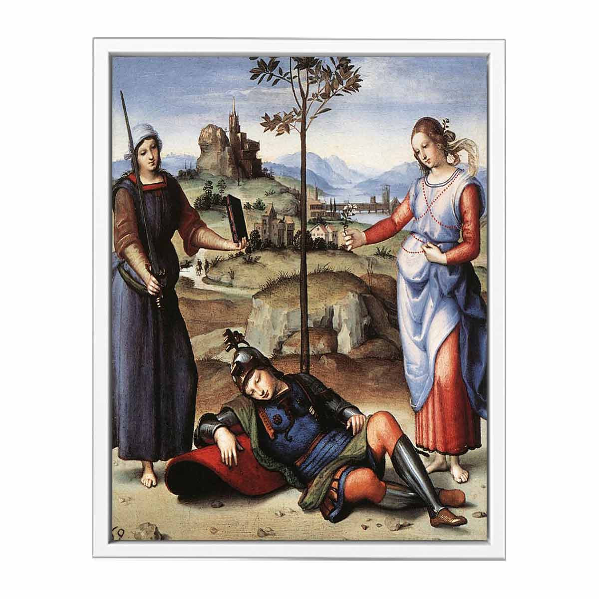 Allegory (The Knight's Dream) By Raphael