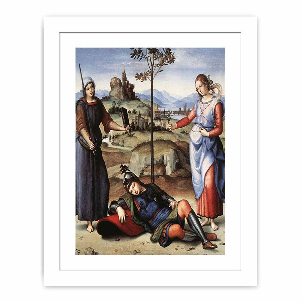 Allegory (The Knight's Dream) By Raphael