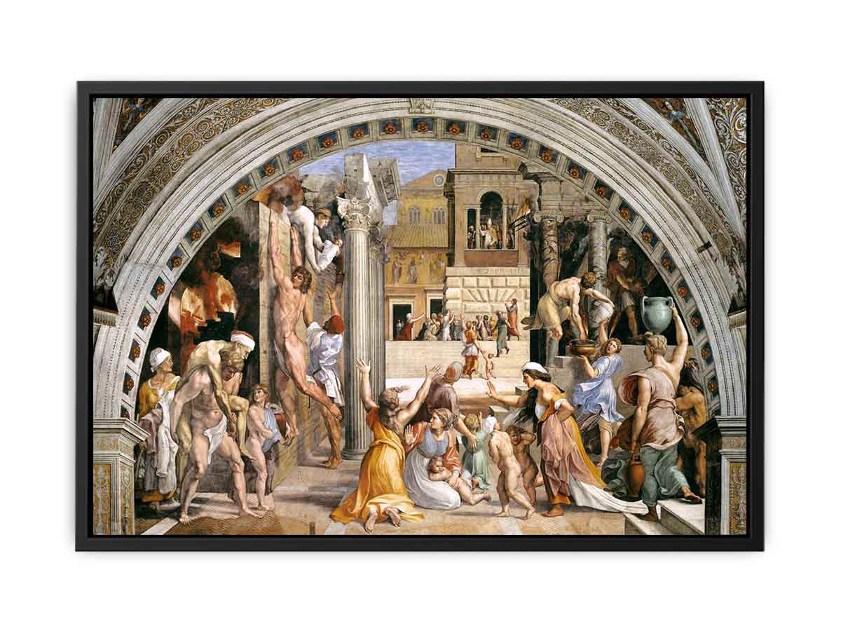 The Fire in the Borgo By Raphael