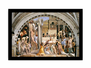 The Fire in the Borgo By Raphael