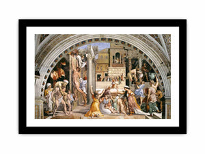The Fire in the Borgo By Raphael