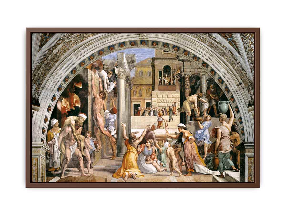 The Fire in the Borgo By Raphael