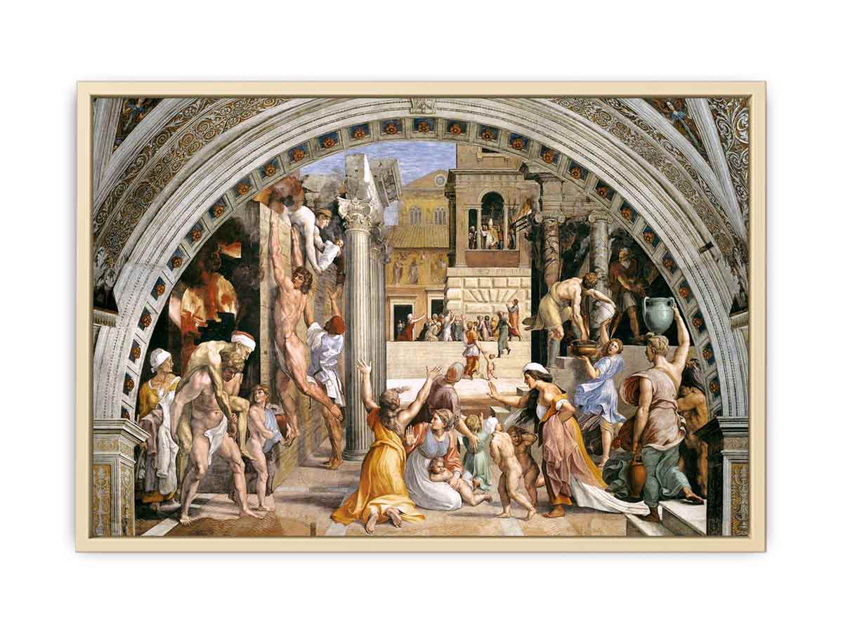 The Fire in the Borgo By Raphael