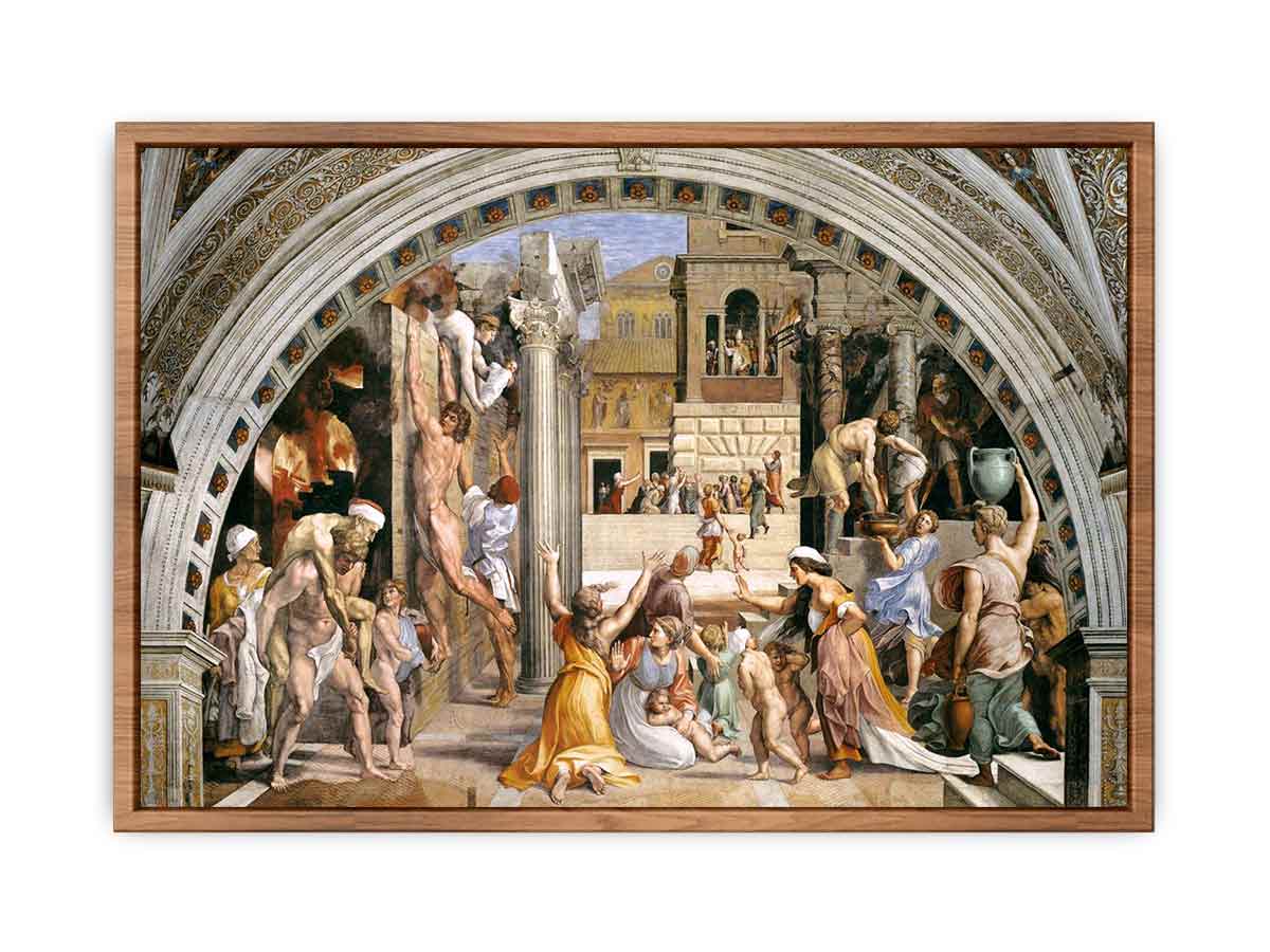 The Fire in the Borgo By Raphael