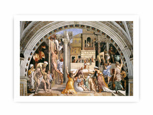The Fire in the Borgo By Raphael