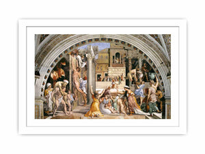 The Fire in the Borgo By Raphael