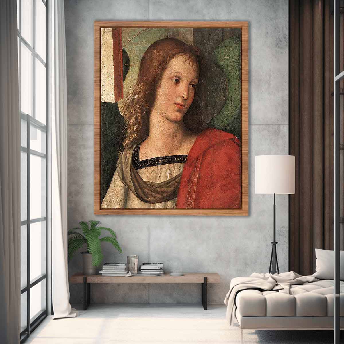 Angel (fragment of the Baronci Altarpiece) By Raphael