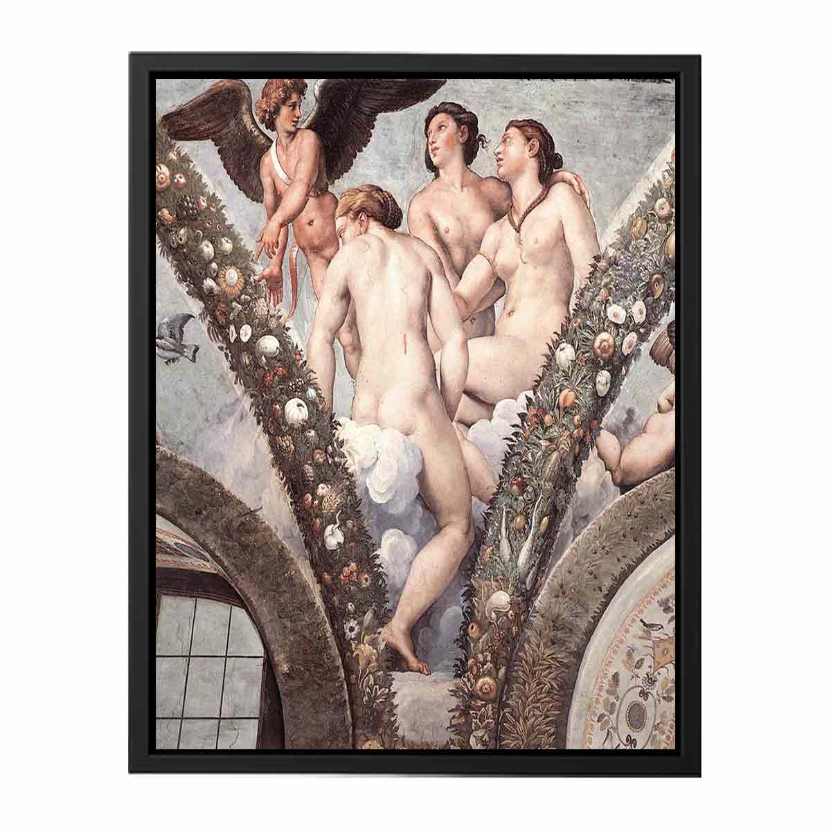 Cupid and The Three Graces By Raphael
