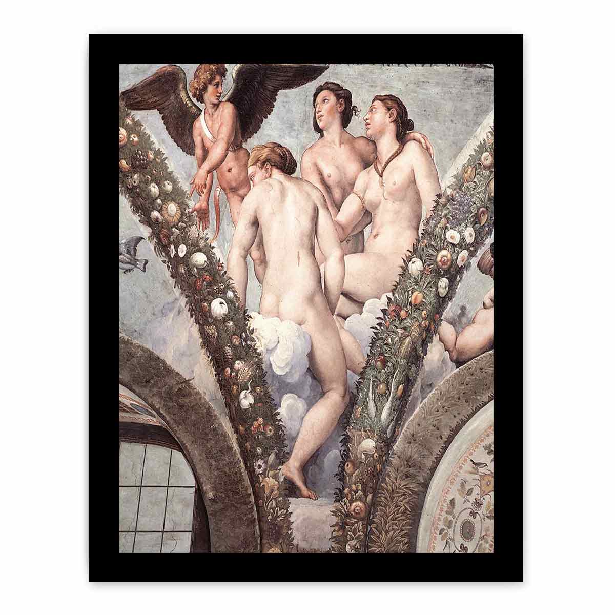Cupid and The Three Graces By Raphael