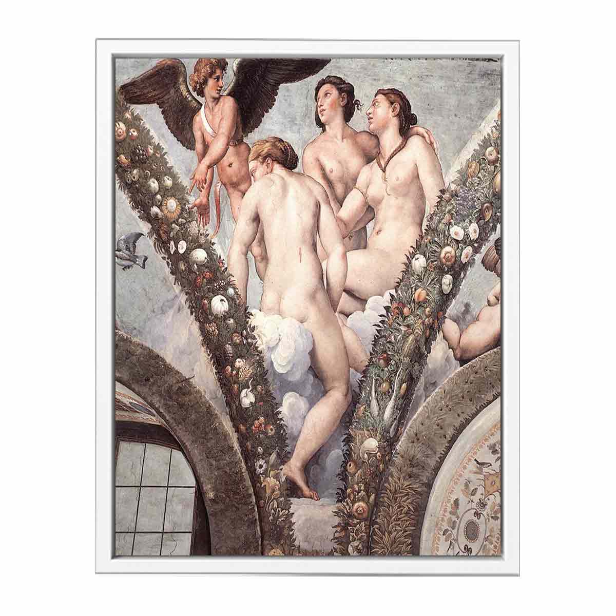 Cupid and The Three Graces By Raphael