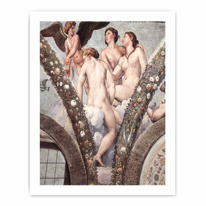 Cupid and The Three Graces By Raphael