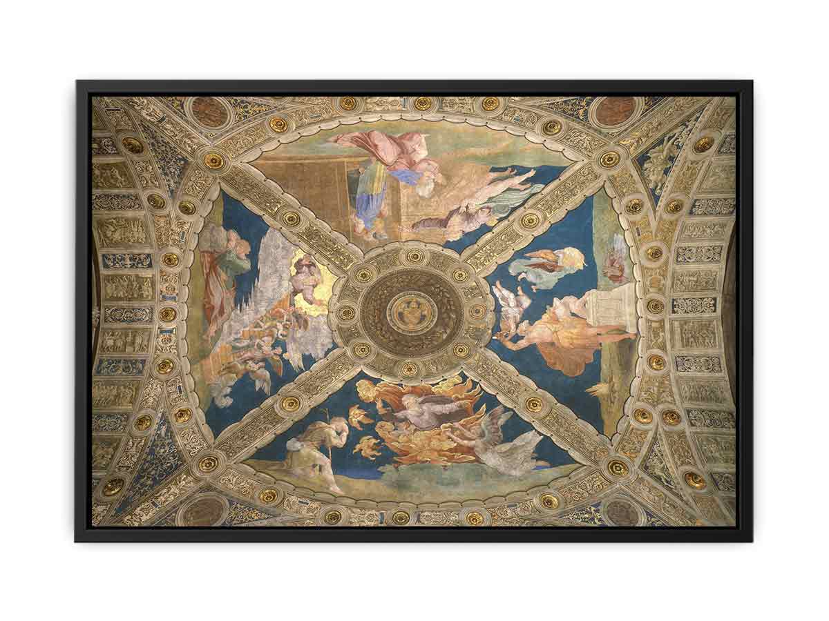 Ceiling of the Stanza di Eliodoro. By Raphael
