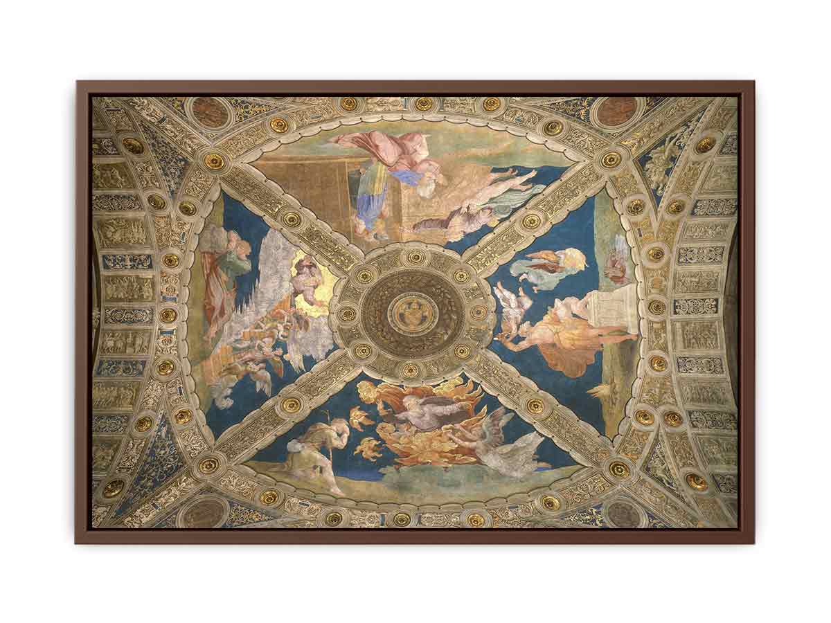 Ceiling of the Stanza di Eliodoro. By Raphael