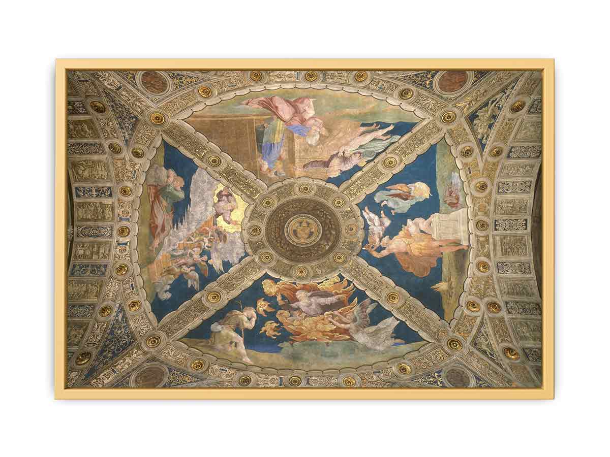 Ceiling of the Stanza di Eliodoro. By Raphael