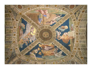 Ceiling of the Stanza di Eliodoro. By Raphael