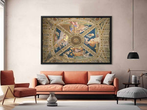 Ceiling of the Stanza di Eliodoro. By Raphael