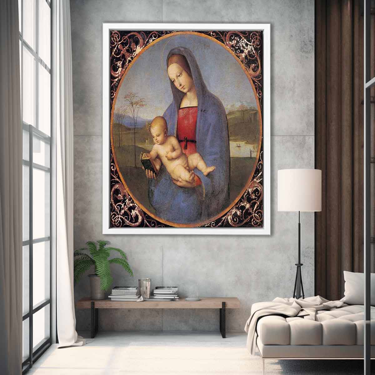 Madonna with the Book (Conestabile Madonna) By Raphael