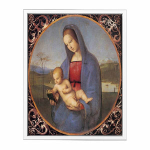 Madonna with the Book (Conestabile Madonna) By Raphael