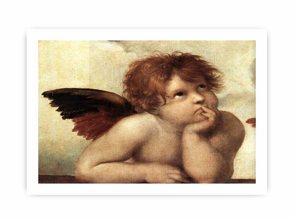 The Sistine Madonna (detail) By Raphael
