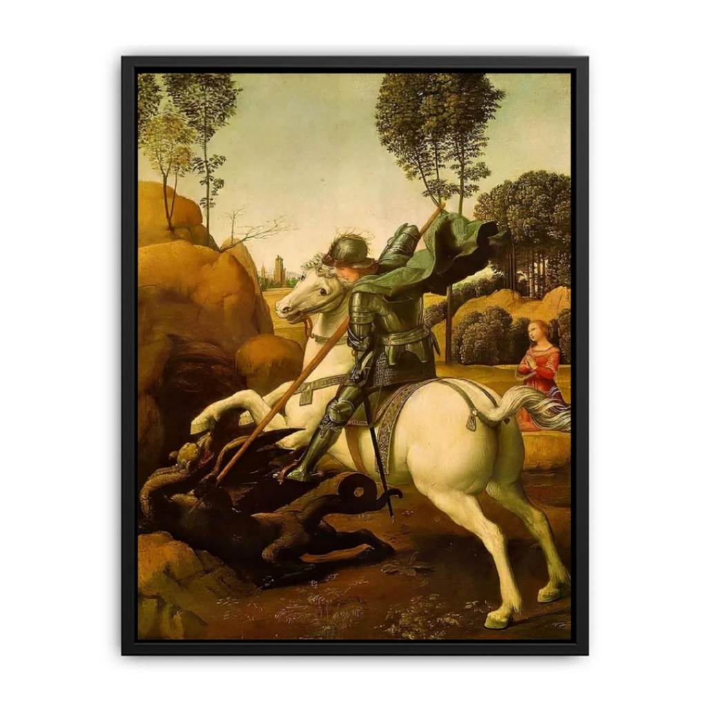 Saint George and the Dragon by Raphael