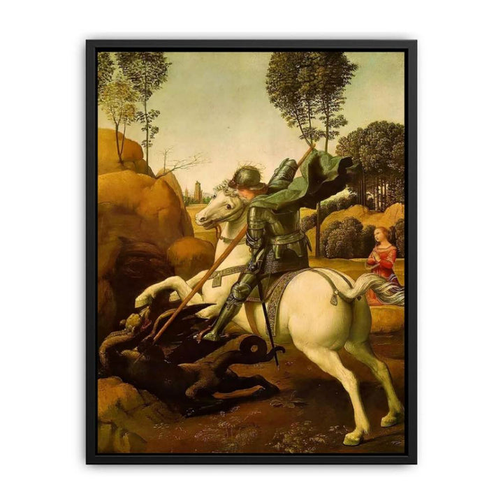 Saint George and the Dragon by Raphael
