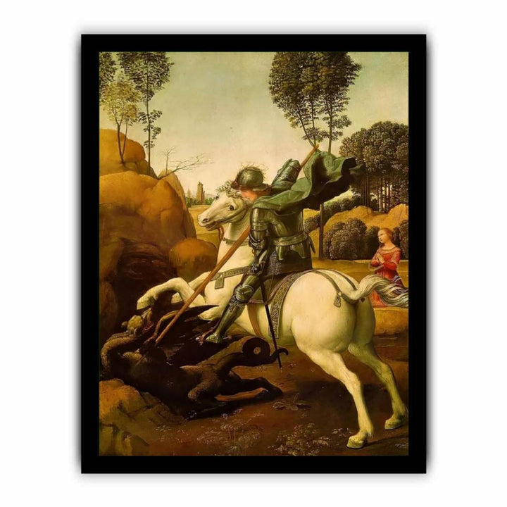 Saint George and the Dragon by Raphael