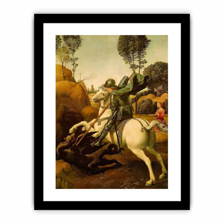 Saint George and the Dragon by Raphael